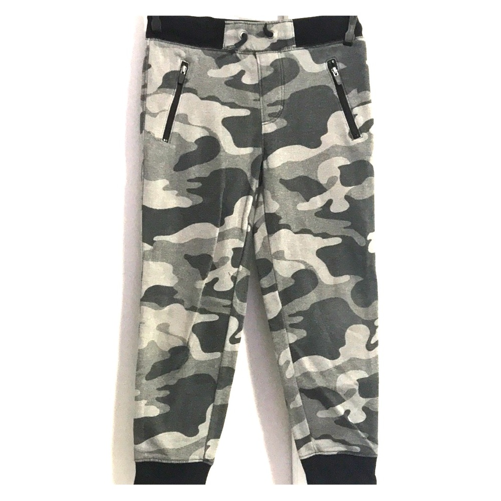 Boys old navy grey camo joggers
